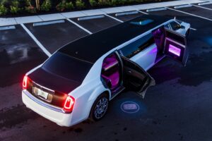 Limo with doors open